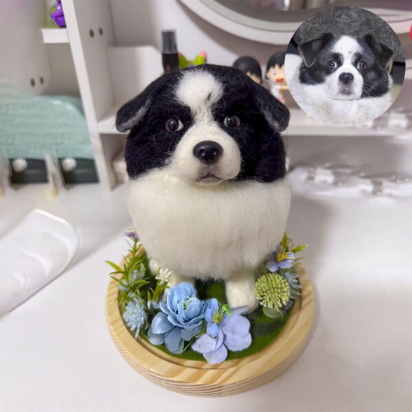 custom 3d needle felting pet replicas