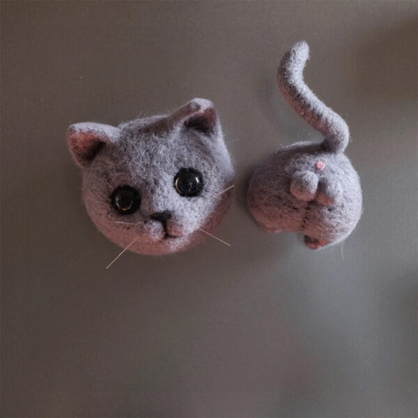 custom 3d needle felting car pet decor