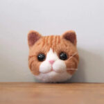 custom 3d needle felting car pet decor