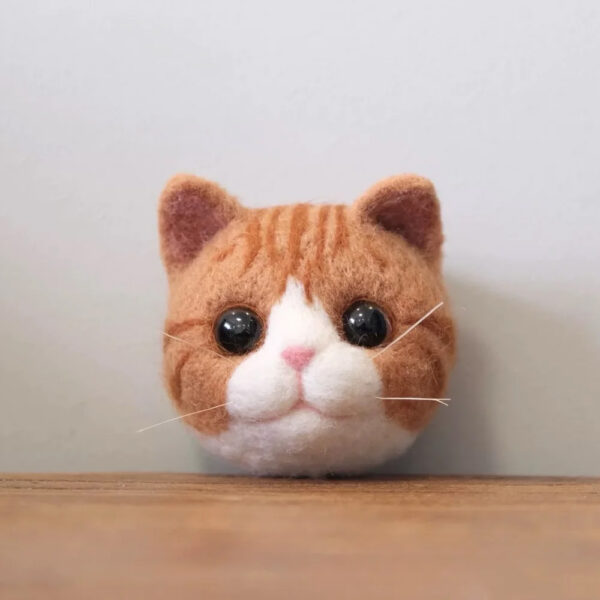 custom 3d needle felting car pet decor
