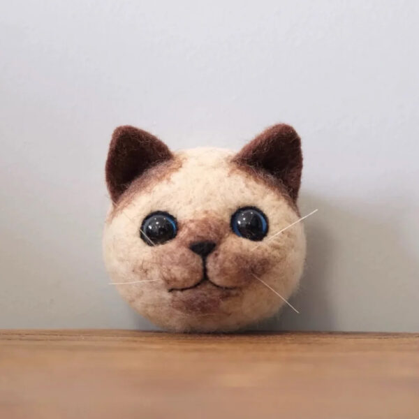 custom 3d needle felting car pet decor